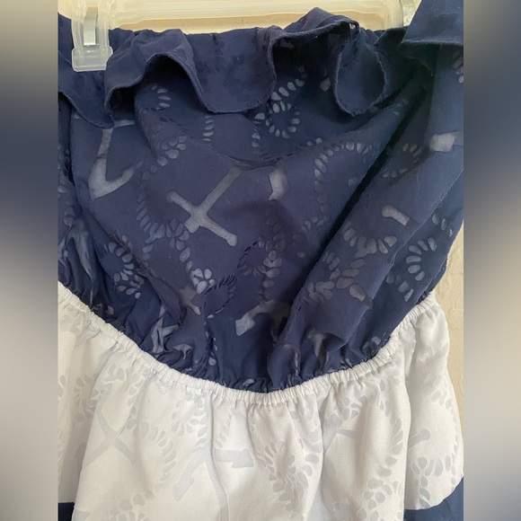 - Lilly Pulitzer Strapless mini nautical dress size M - Picture 3 of 7